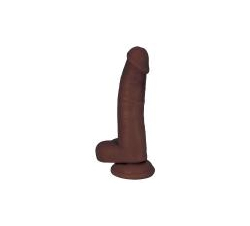  Jock Dong 8 inches Balls Chocolate Brown   